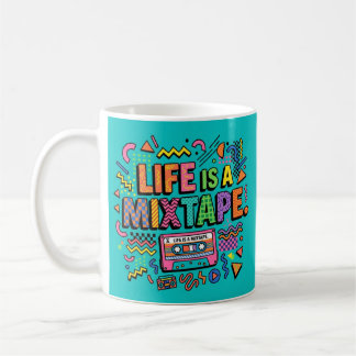Taza De Café La vida es una cinta mixta de música retro en case