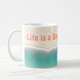 Taza De Café La vida es una playa
