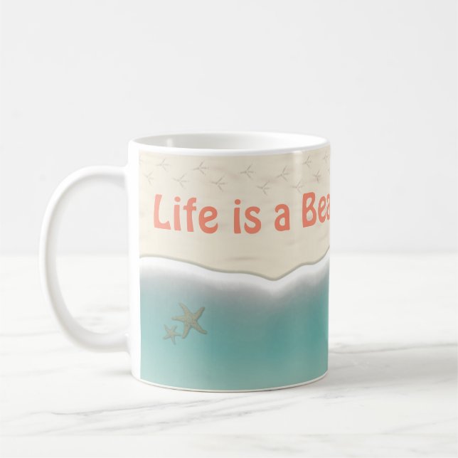 Taza De Café La vida es una playa (Izquierda)