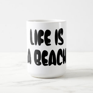 Taza De Café La vida es una playa