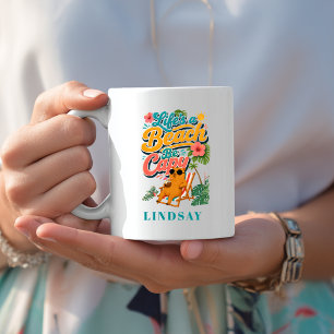 Taza De Café La vida es una playa sé capy — Capybara Tropical