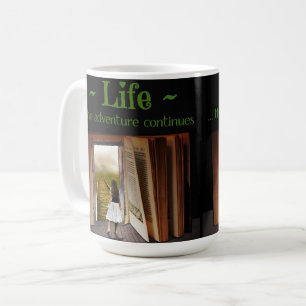 Taza De Café La vida, la aventura continúa