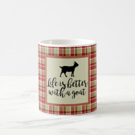 Taza De Café La vida mejor con la carne de cabra