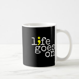 Taza De Café La Vida Positiva De Sensibilización Sobre El Suici