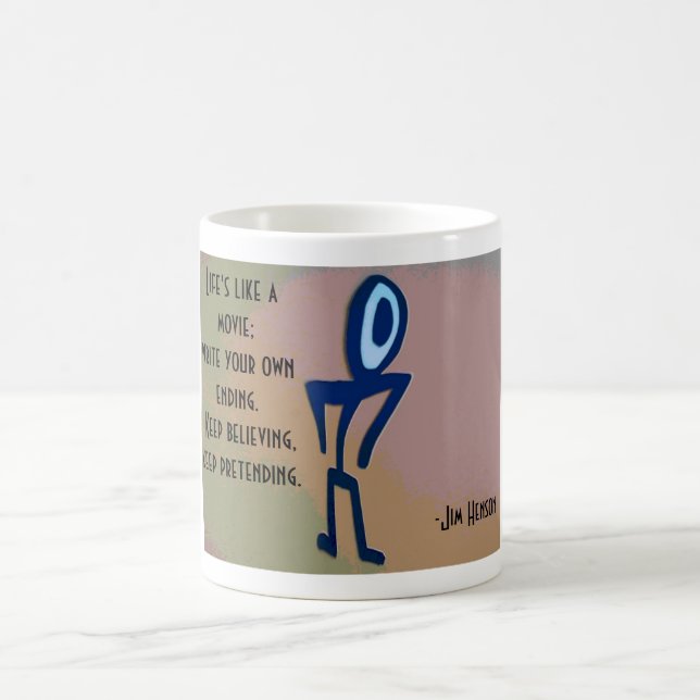 Taza De Café La vida tiene gusto de una película (Centro)