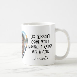 Taza De Café La vida viene con los padres de papá