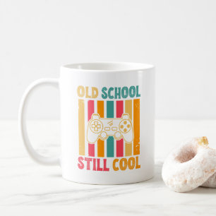 Taza De Café La vieja escuela sigue siendo Guay Retro Gamer