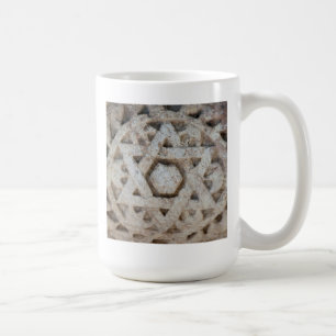Taza De Café La vieja estrella de David tallando, Israel