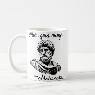 Taza De Café La vieja y divertida Grecia meh suficientemente bu