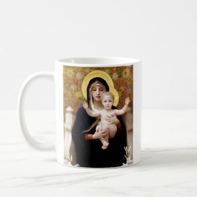 Taza De Café La Virgen del Lillies (Izquierda)