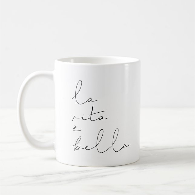 Taza De Café La vita è bella (Izquierda)