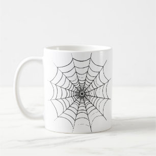 Taza De Café La web de una araña simple