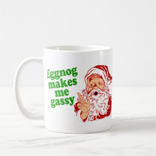 Taza De Café La yema hace que Santa Fart