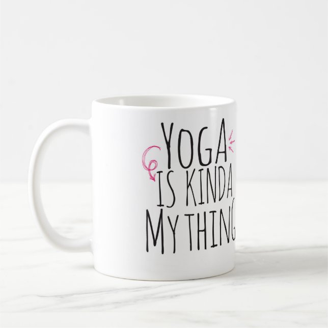 Taza De Café La yoga es un poco mi cosa (Izquierda)