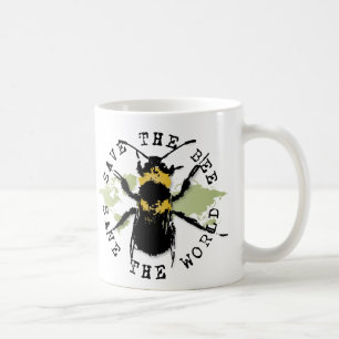 Taza De Café La yoga habla: ¡Ahorre la reserva de la abeja…