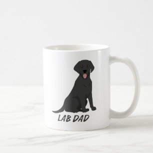 Taza De Café Lab Dad - Orgulloso dueño de perro recuperador de