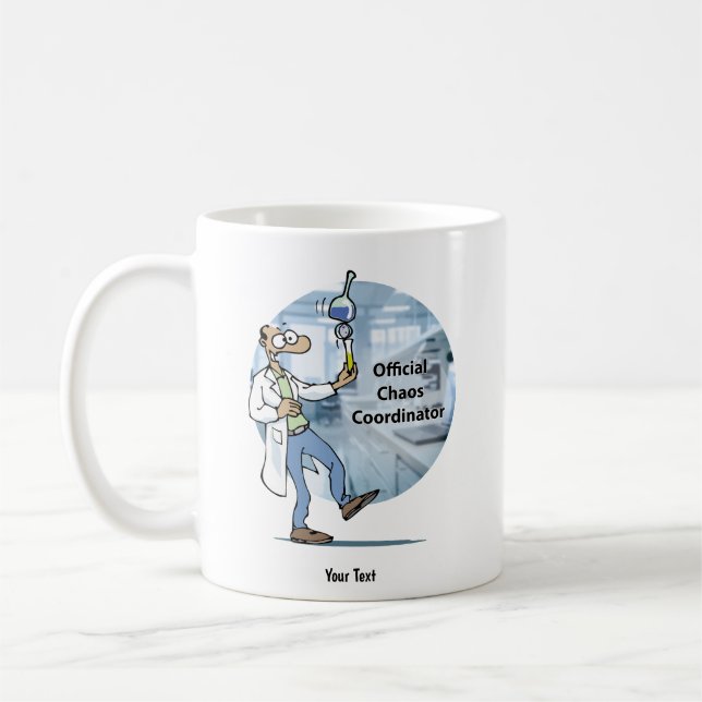 Taza De Café Lab Life Chaos Coordinator  (Izquierda)