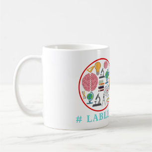 Taza De Café Lab Life - Vida de Laboratorio