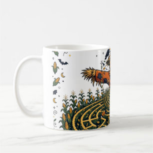 Taza De Café Laberinto de maíz embrujado espantapájaros espeluz