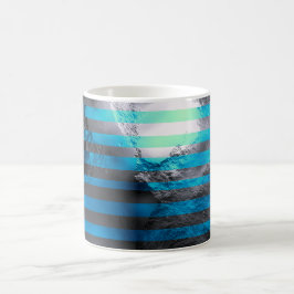 Taza De Café Laberinto eléctrico azul