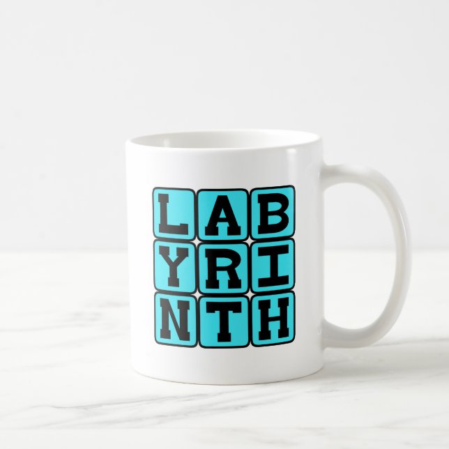 Taza De Café Laberinto, Laberinto Complicado (Derecha)