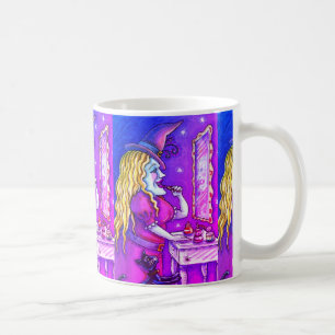 TAZA DE CAFÉ LABIAL DE BRUJA, PERFUME Y ESMALTE DE UÑAS, DIVERT