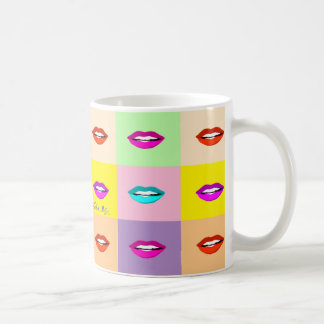 Taza De Café Labios de arte pop