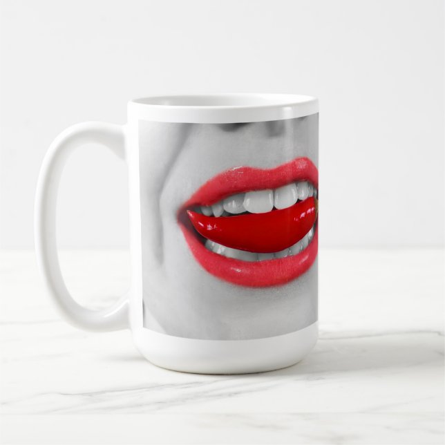 Taza De Café Labios de chile (Izquierda)