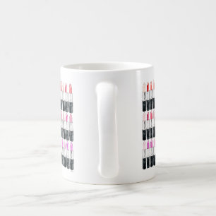 Taza De Café Labios de color de agua