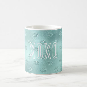 Taza De Café Labios de Menta Brillo XOXO