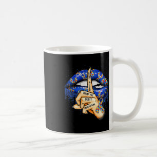 Taza De Café Labios de sensibilización sobre el autismo