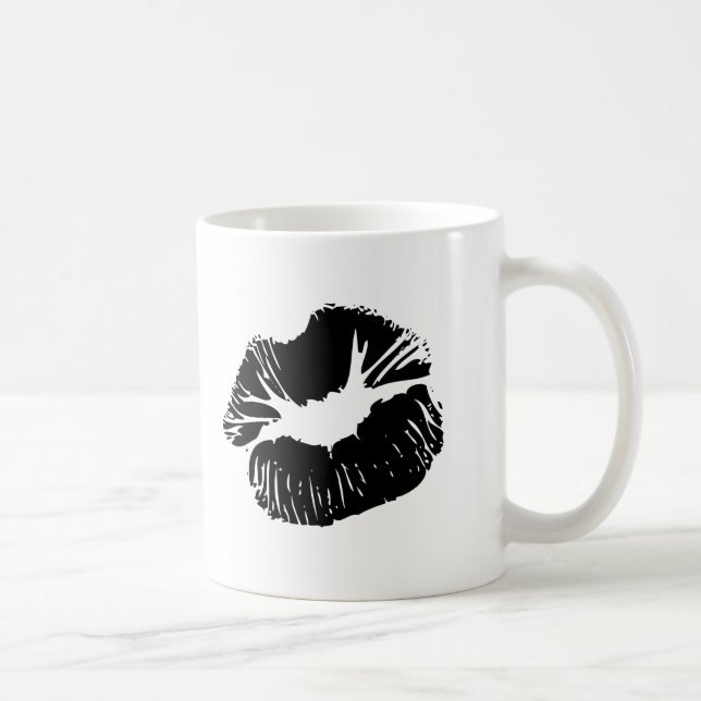 Taza De Café Labios negros (Derecha)