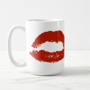 Taza De Café Labios rojos del arte pop