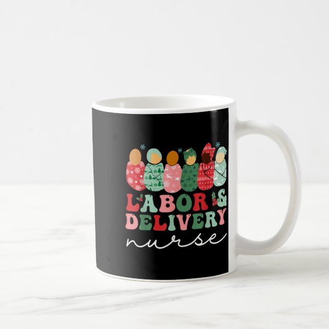 Taza De Café Labor And Delivery Nurse Shirt L&amp;d Nurse Chris (Derecha)