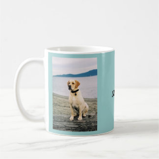 Taza De Café Laboratorio amarillo de la playa