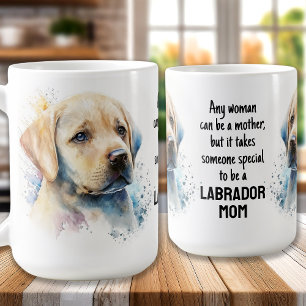 Taza De Café Laboratorio Amarillo - Labrador Mom Extraordinaire