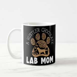 Taza De Café Laboratorio de chocolate de mamás para perros de l
