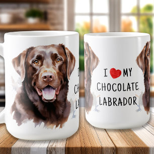 Taza De Café Laboratorio de chocolate - Me encanta mi chocolate