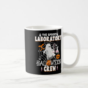 Taza De Café Laboratorio Halloween Crew Spooky Medical Lab Scie
