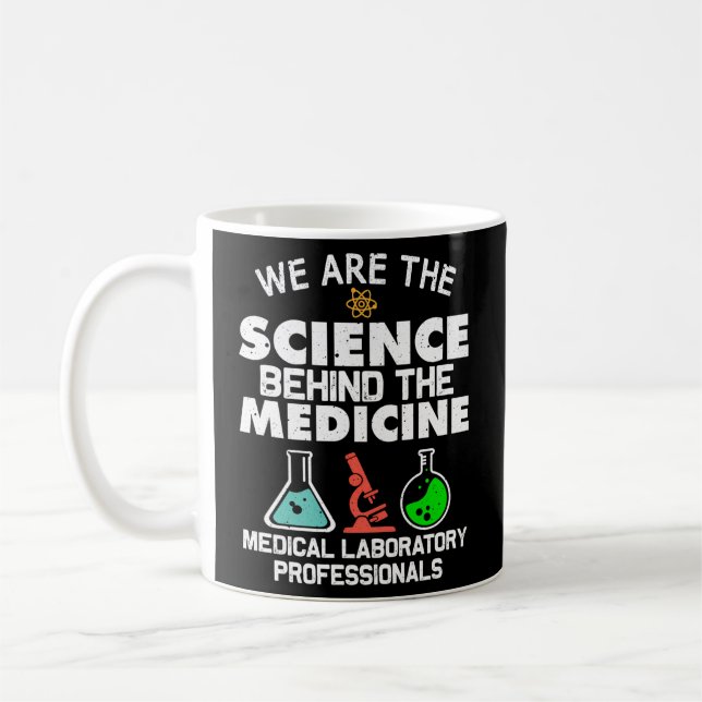 Taza De Café Laboratorio Médico Ciencia Lab Tech (Izquierda)