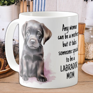 Taza De Café Laboratorio Negro - Labrador Mom