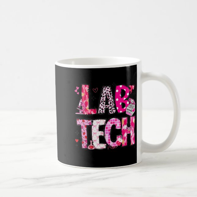 Taza De Café Laboratory Tech Valentines Day Medical Lab Tech La (Derecha)