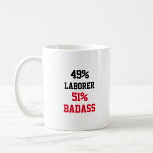 Taza De Café Laborer Badass
