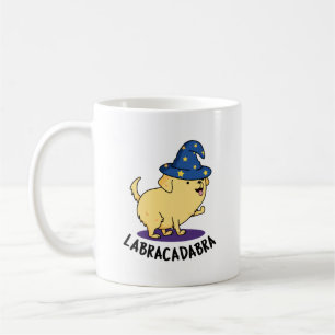 Taza De Café Labra-cadabra Graciosa Labrador Perro Pun
