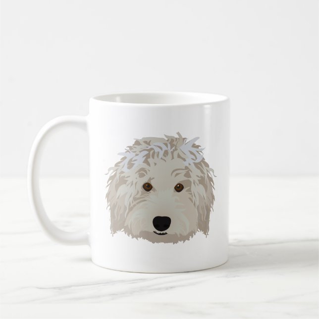 Taza De Café Labradoodle (Izquierda)