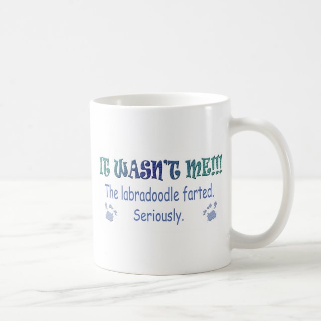 Taza De Café Labradoodle (Derecha)