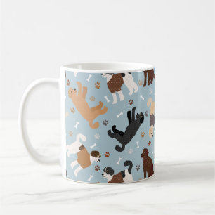 Taza De Café Labradoodle / Goldendoodle Bones y Pastas