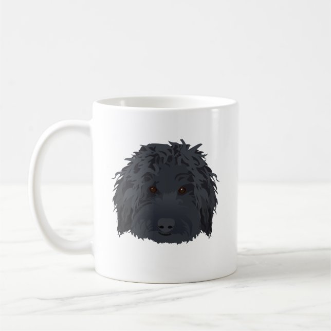 Taza De Café Labradoodle negro (Izquierda)