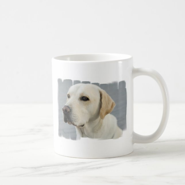 Taza de café Labrador Amarillo (Derecha)