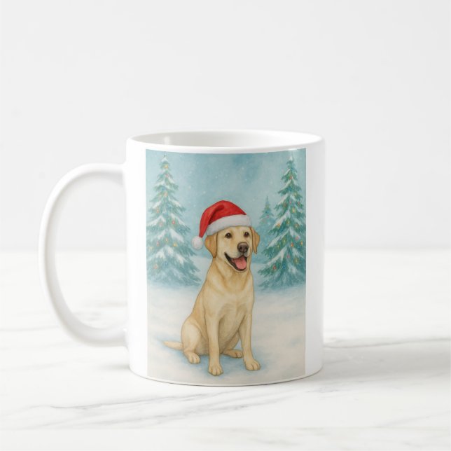 Taza De Café Labrador amarillo (Izquierda)